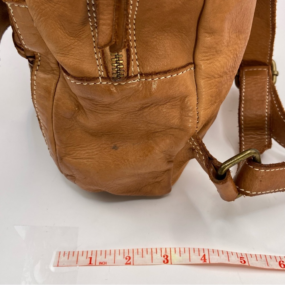 Costanza Rota Italian Woven Leather Backpack - Picture 10 of 16